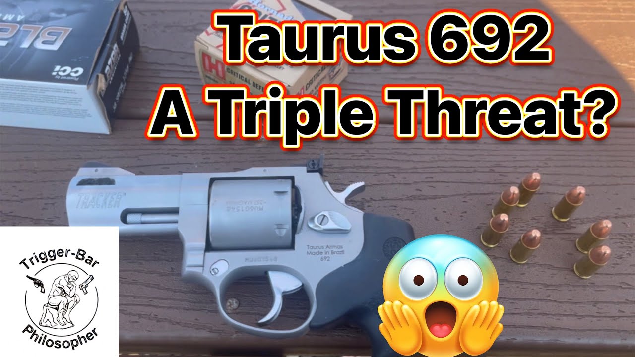 Taurus 692 — револьвер Triple Threat калибра 38 Special, 357 Magnum и 9 мм