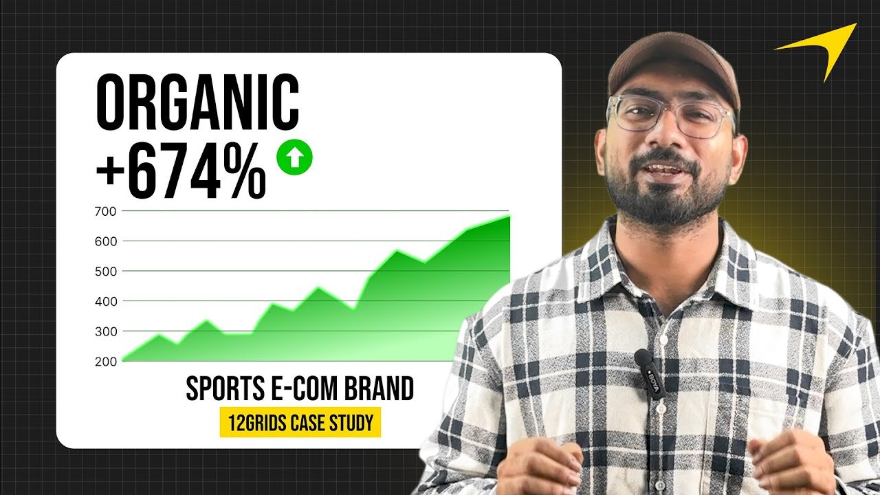 HOW 12Grids Helped @GodofSports Achieve +674% Organic Traffic GROWTH | Case Study | 12Grids