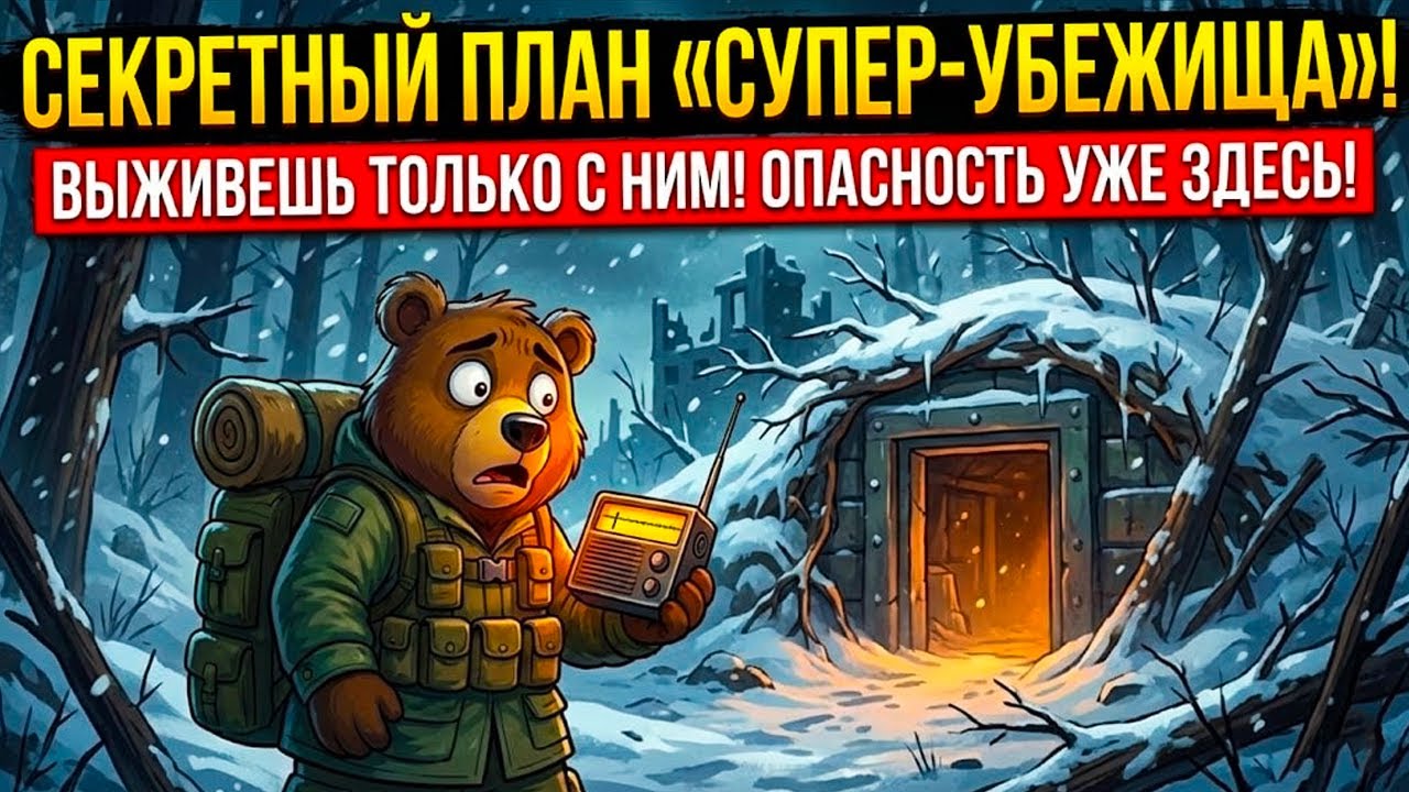 Секретный Чертеж «Супер-укрытия»: То, Что Спасет Тебе Жизнь Этой Зимой.