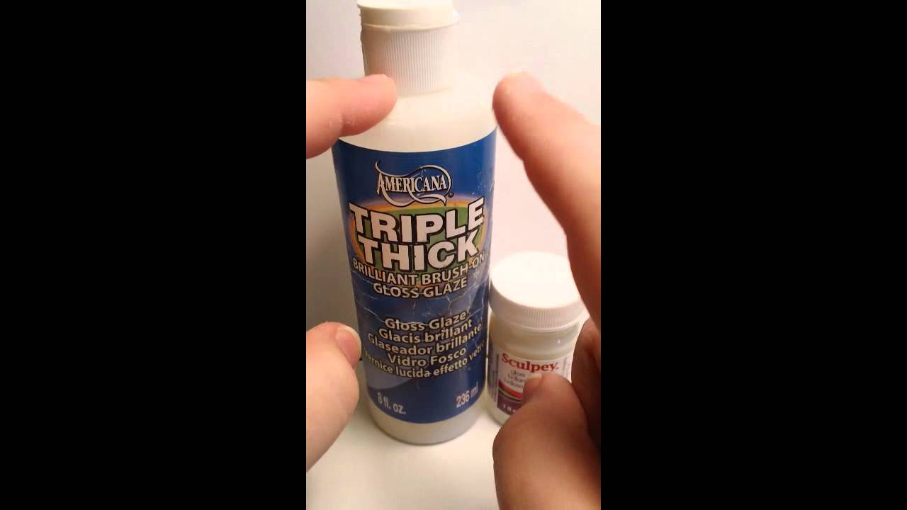 Triple Thick vs. Sculpey Gloss Glaze