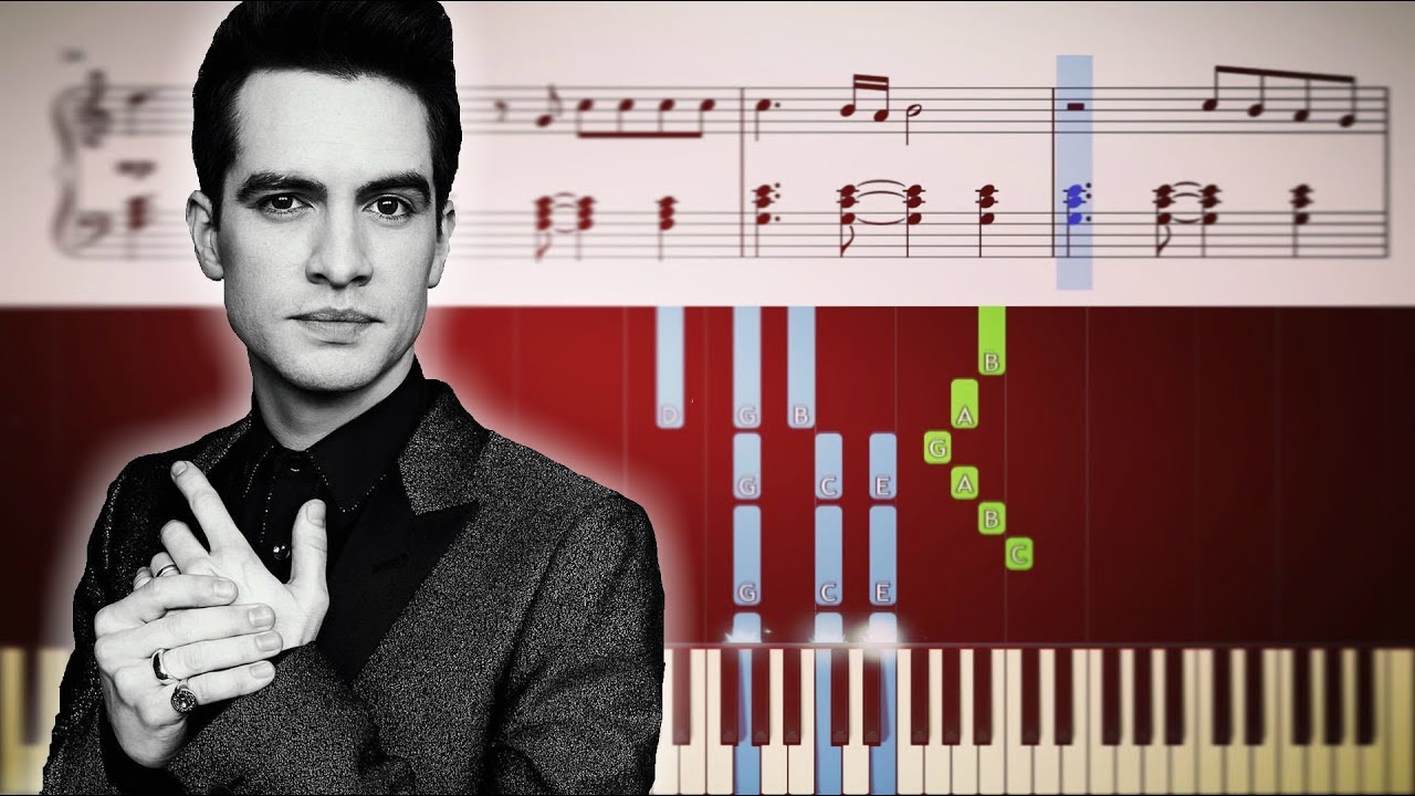 Panic! At The Disco: Dying In LA - EASY Piano Tutorial + SHEETS