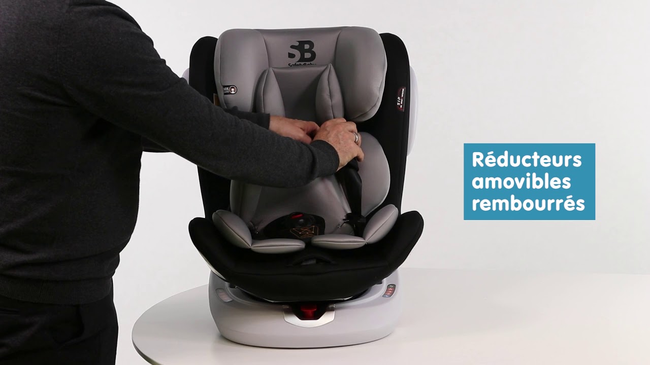 Si&egrave;ge auto SEATY 360 pivotant groupe  0/1/2/3 - pr&eacute;sentation