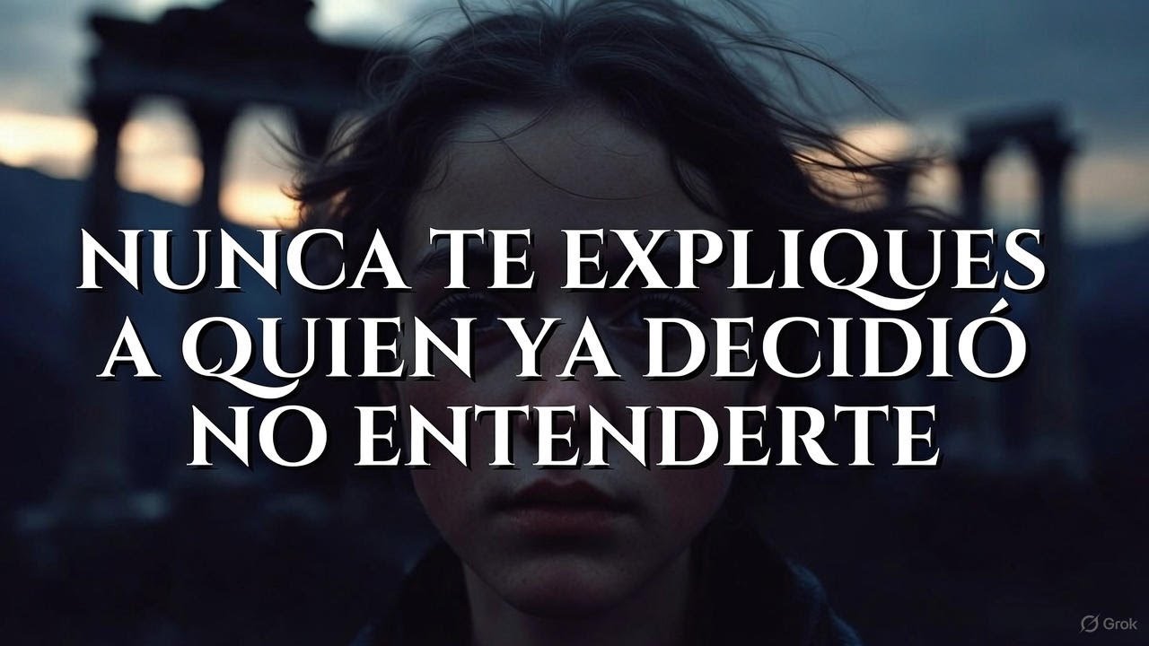 Nunca Te Expliques a quien ya Decidi&oacute; no Entenderte  | Estoicismo moderno