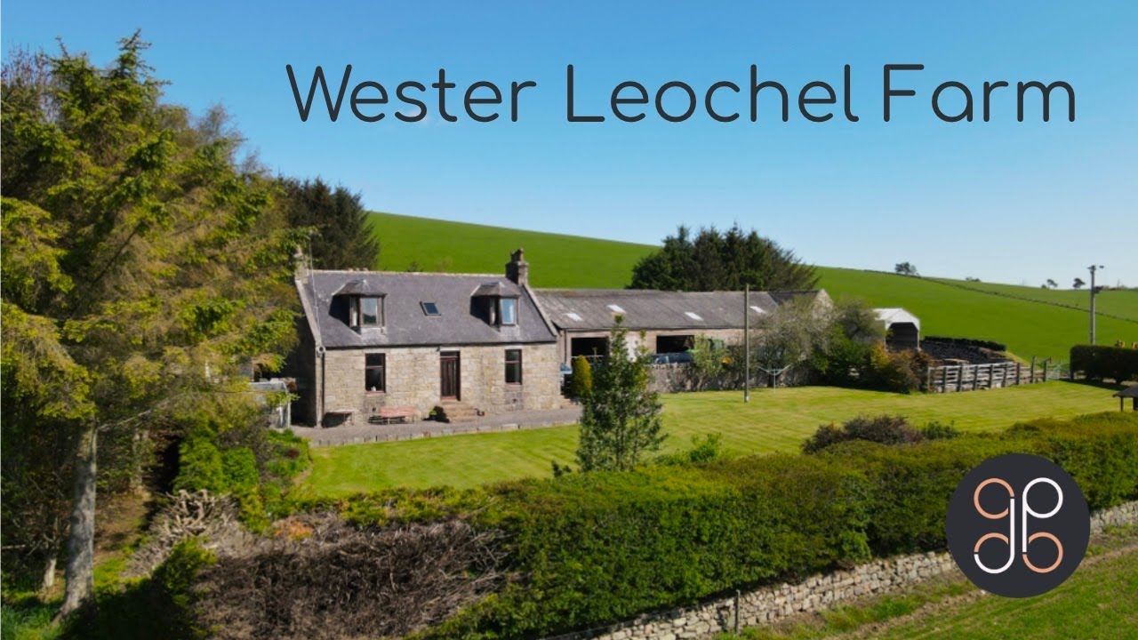 Wester Leochel Farm - JP Drones (4K)