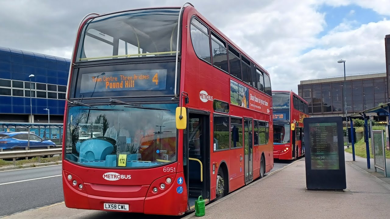 Compilation of London red Volvo B9TL Enviro400s at Metrobus