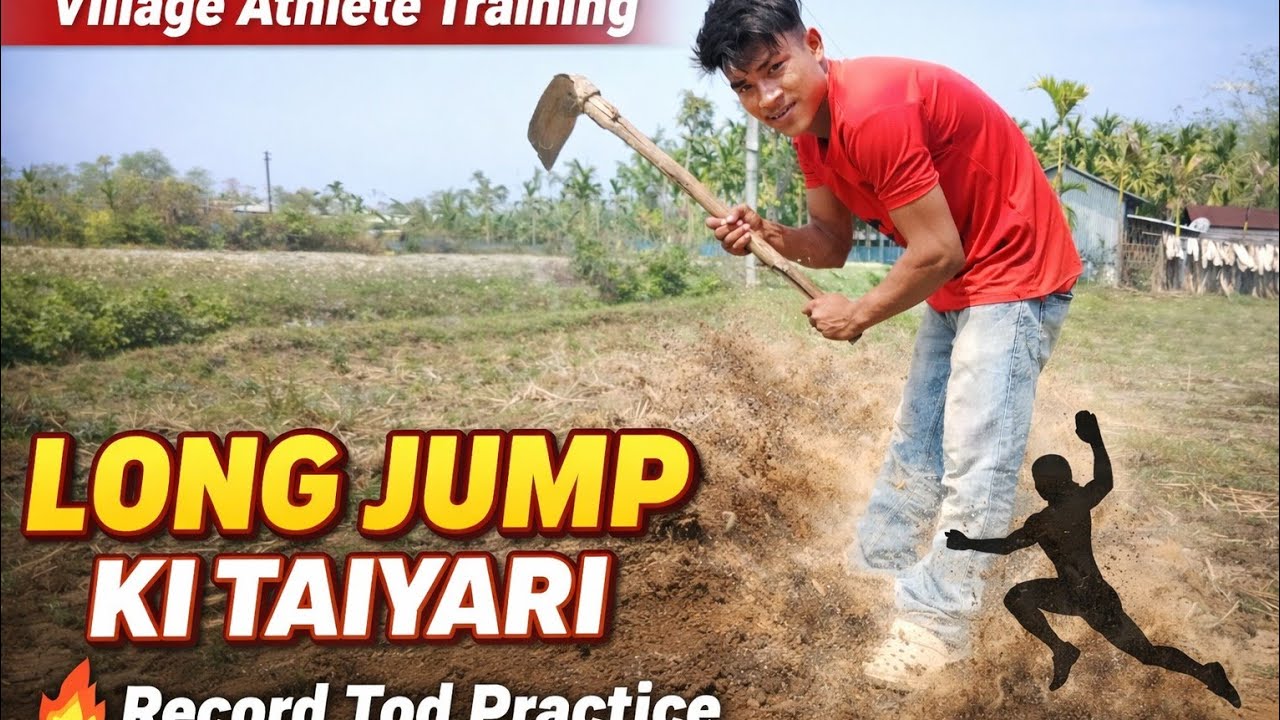 Long jump ka liye taiyari kar raha hun 🏃🦘👈 #sumitrayvlogs #srayvlogs #vlog 