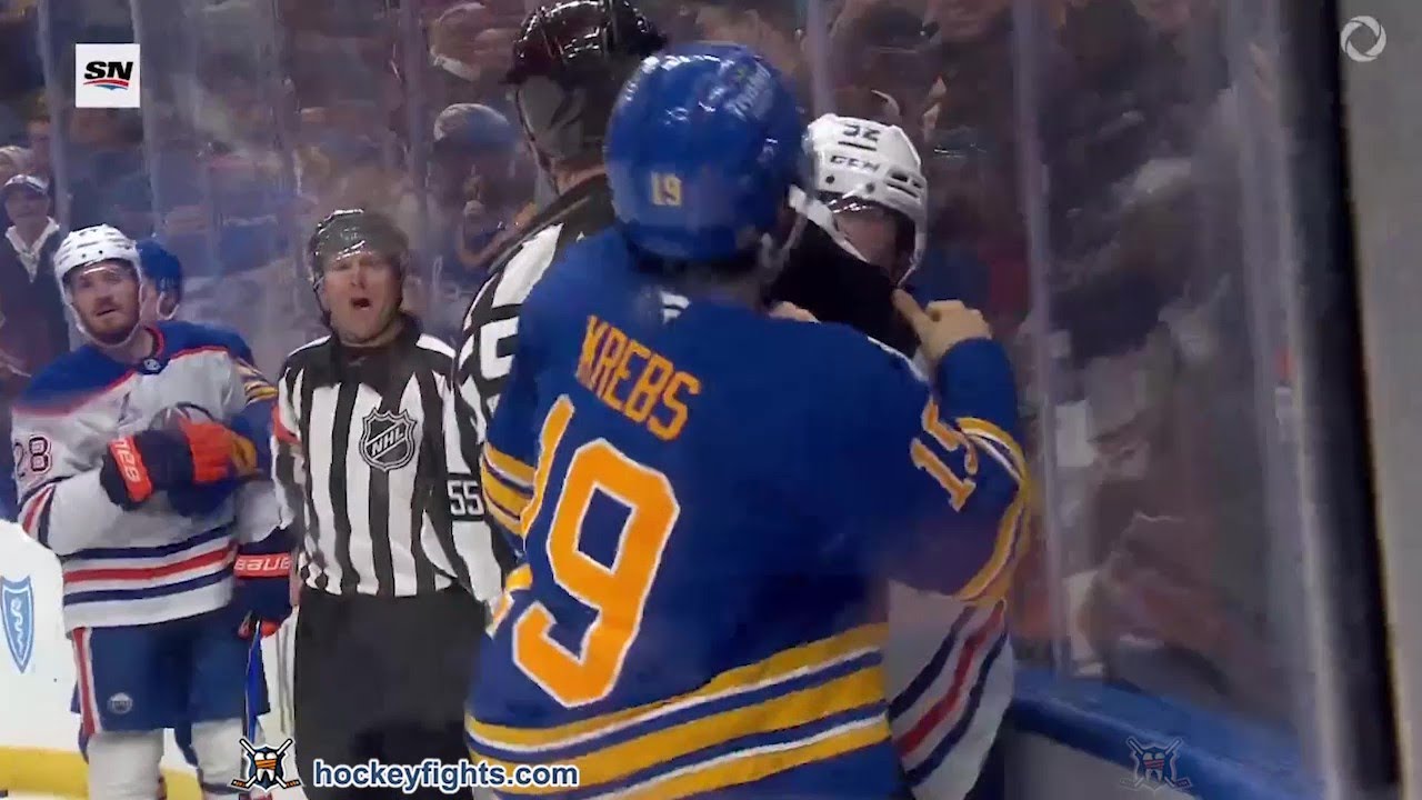 Vasily Podkolzin vs Peyton Krebs Nov 17, 2025
