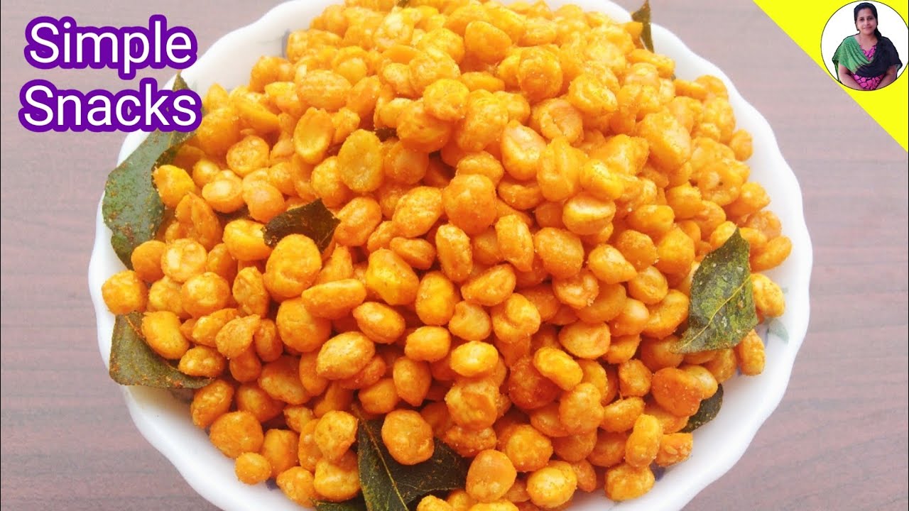 Bengal Gram Fry | Simple Snacks recipes | Chana Dal Fry | Chana Dal Namkeen | Mamma&rsquo;s Kitchen