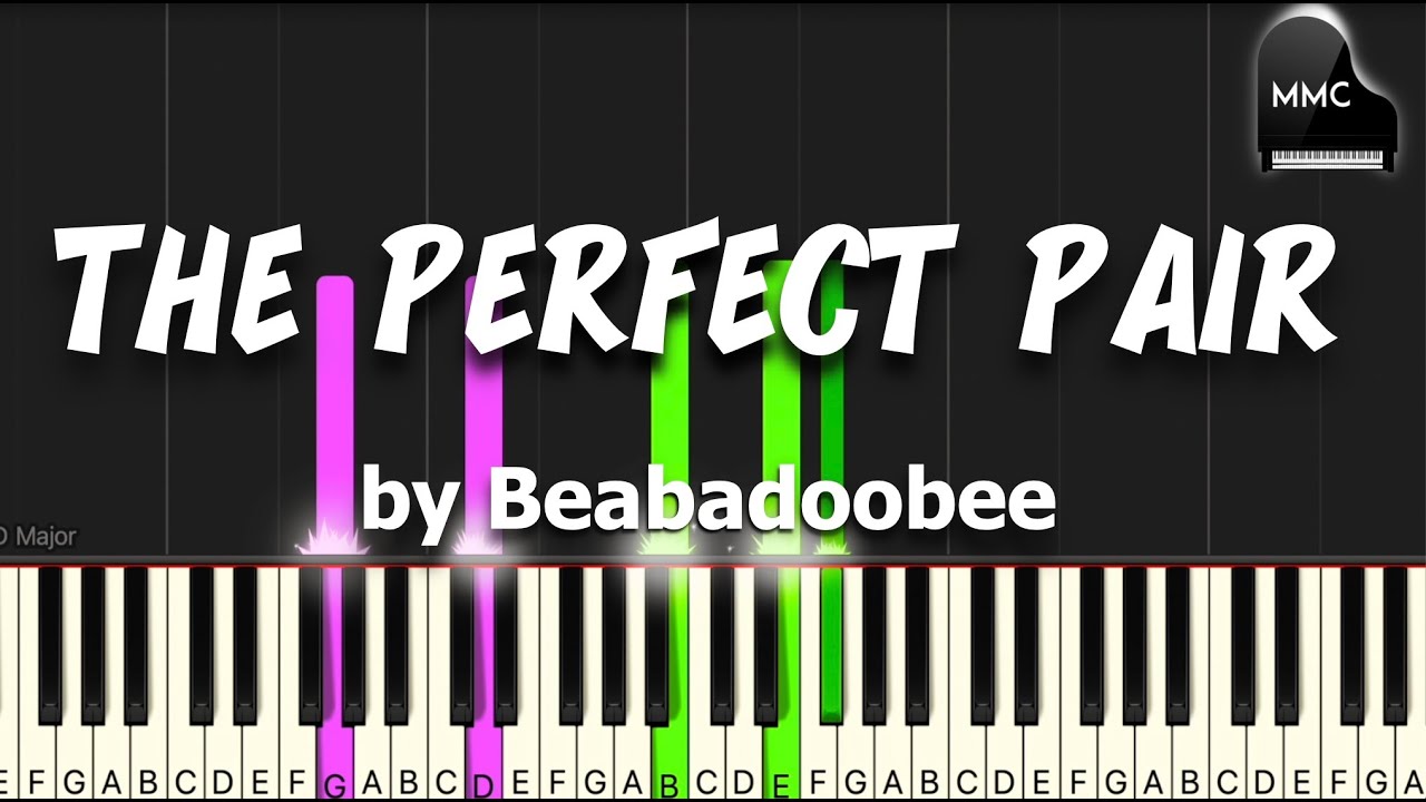The Perfect Pair by Beabadoobee synthesia piano tutorial + sheet music & lyrics