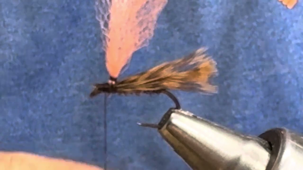 Tricoptero en pluma de becada, parachute.