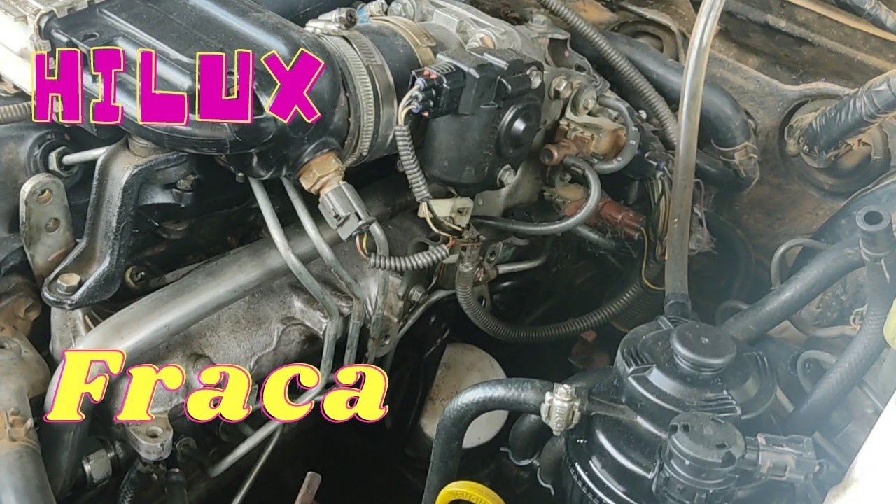 Hilux fraca acendendo a luz de injeção.