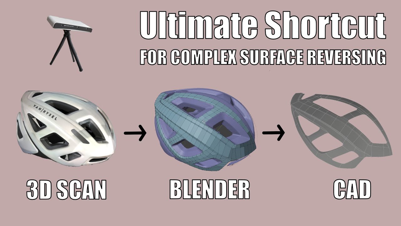 From 3D Scan to CAD - Reverse Complex Surfaces with Ease Using Blender - Matter and Form THREE