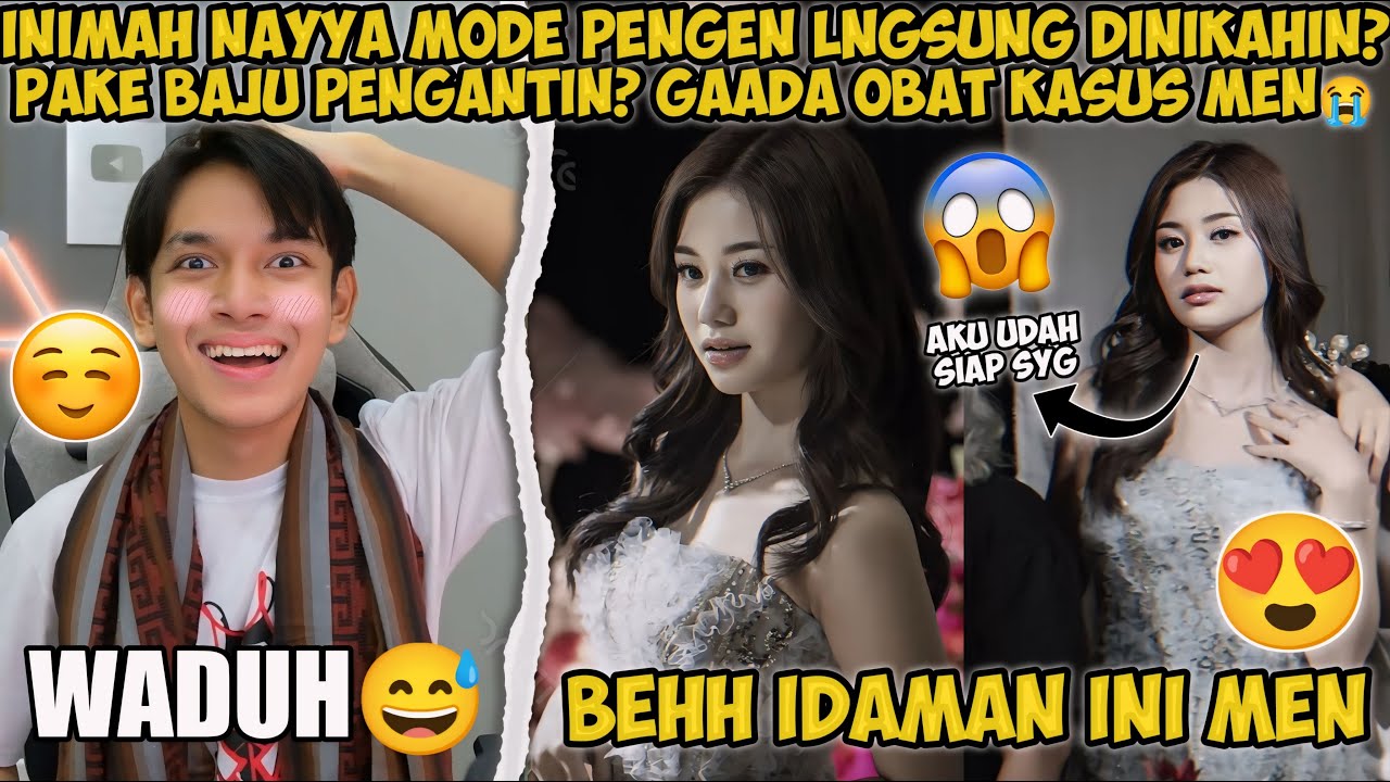 NAYYA MODE PENGEN LANGSUNG DINIKAHIN SAMA ANDRA!? MAKE BAJU PENGANTIN GAADA OBAT BEHH KASUS INI MEN😍