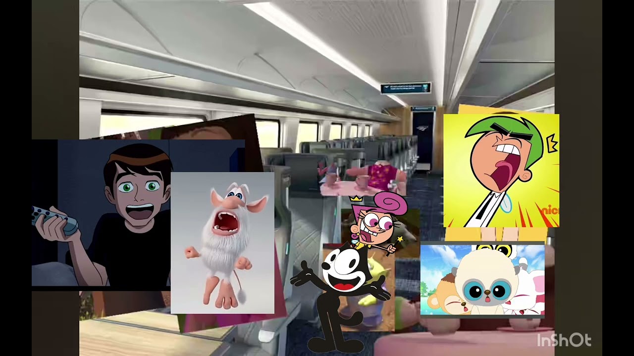 Madagascar: Escape 2 Africa (2008) Plane Crash (Cartoon characters version)