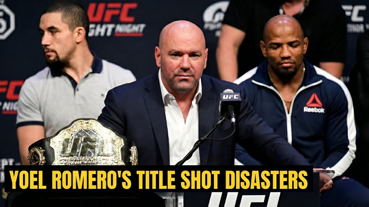 Yoel Romero's Title Shot Disasters — Dana White reacts