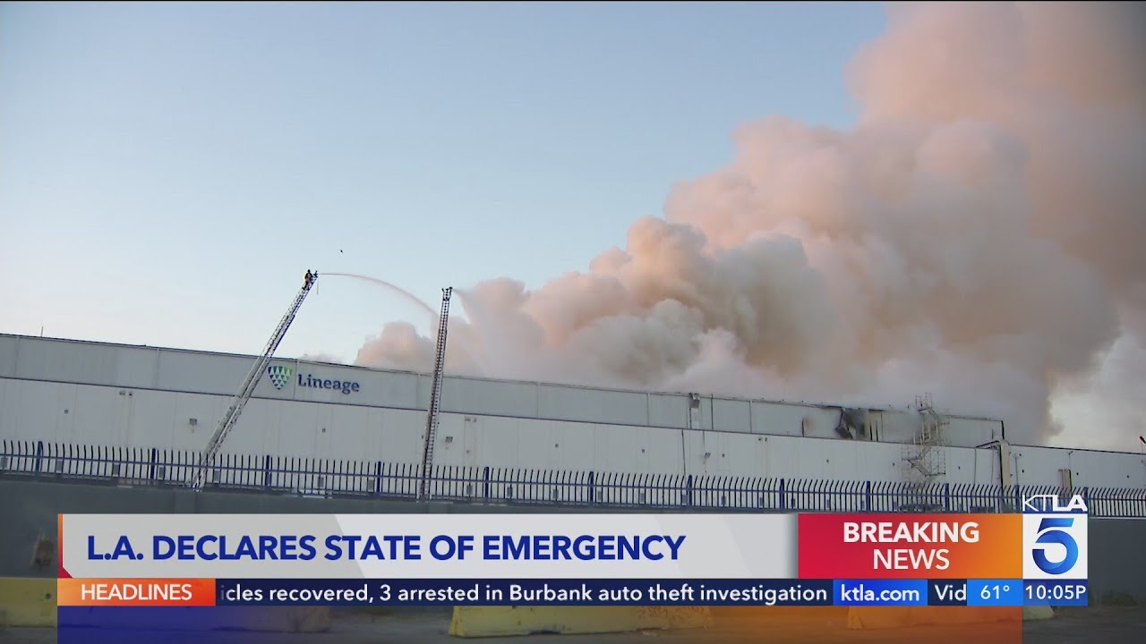 State of Emergency declared over Boyle Heights facility fire