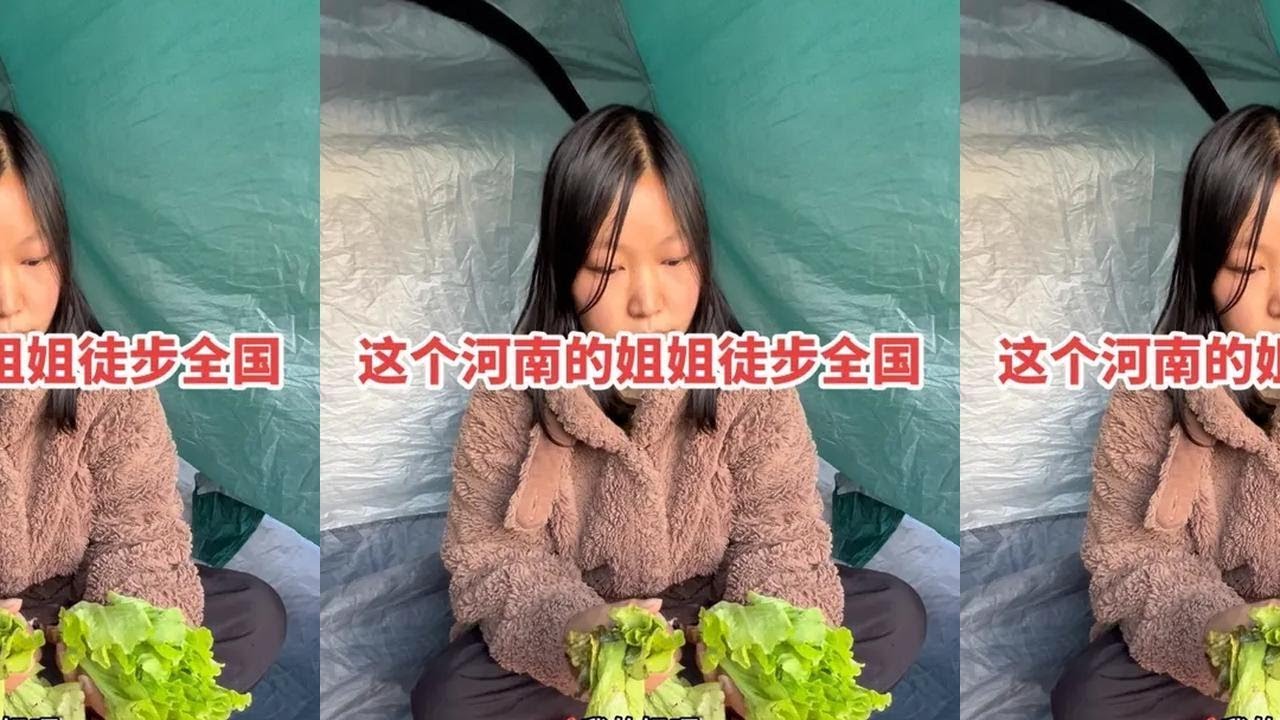 徒步全国，遇见河南姐姐，一人住荒郊，靠自媒体生活一年，很佩服她的勇气