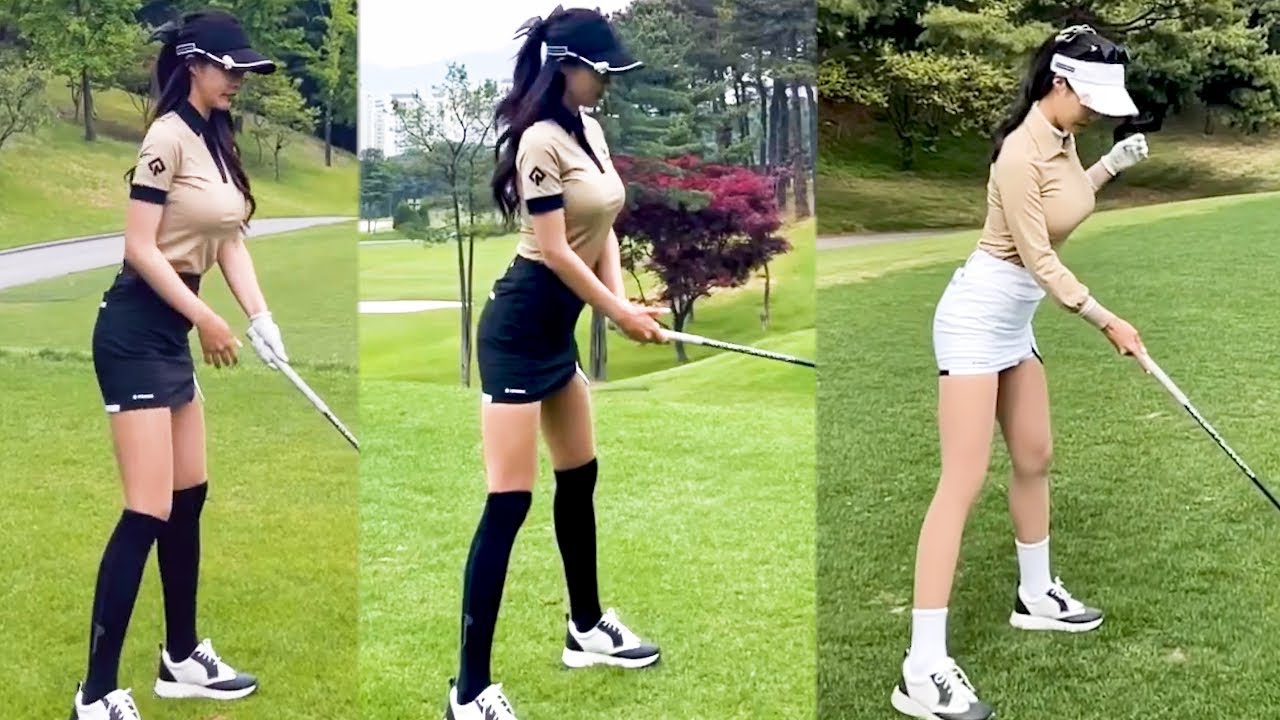 아름다운 KLPGA 프로 최민채 여신의 최신골프스윙!!