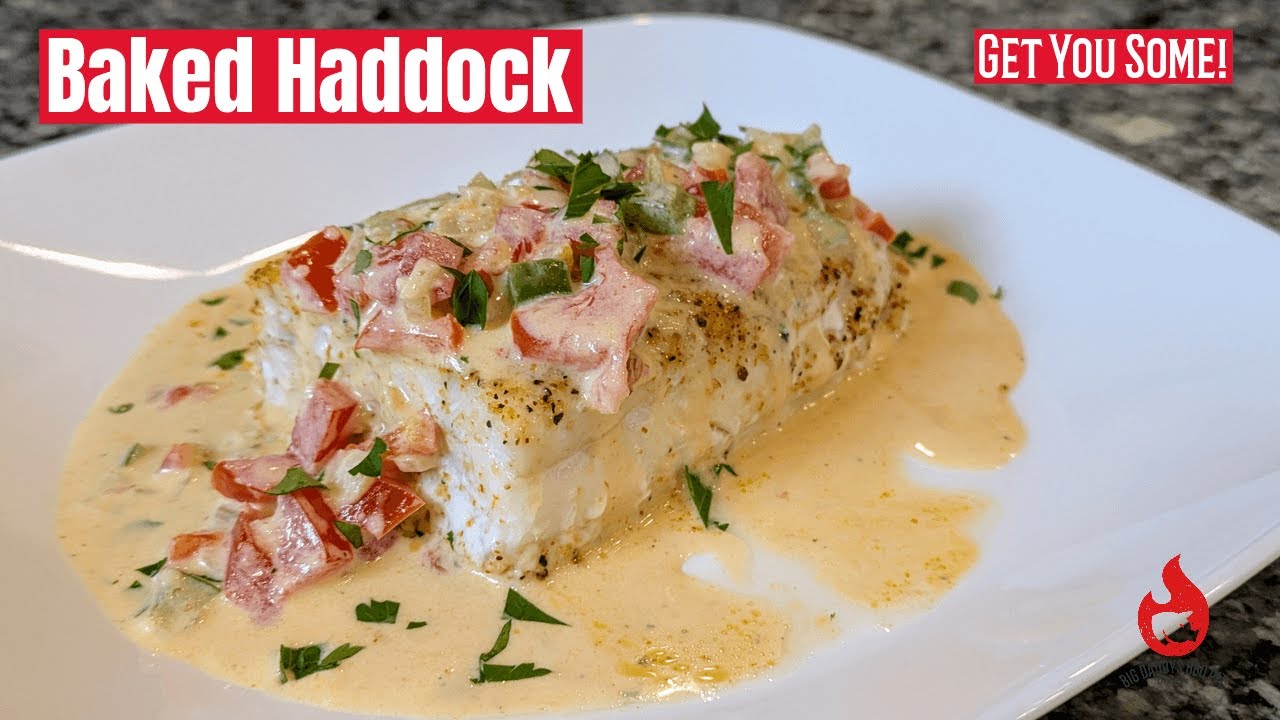 Easy Baked Haddock with Creamy Creole Sauce