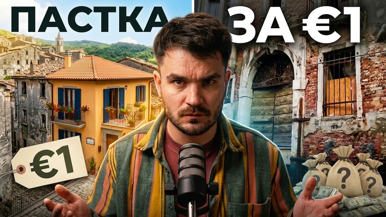 Що Ховають Будинки за 1 Євро. Що Не Так з Італією? | Тревел На Який Ми Не Заслужили