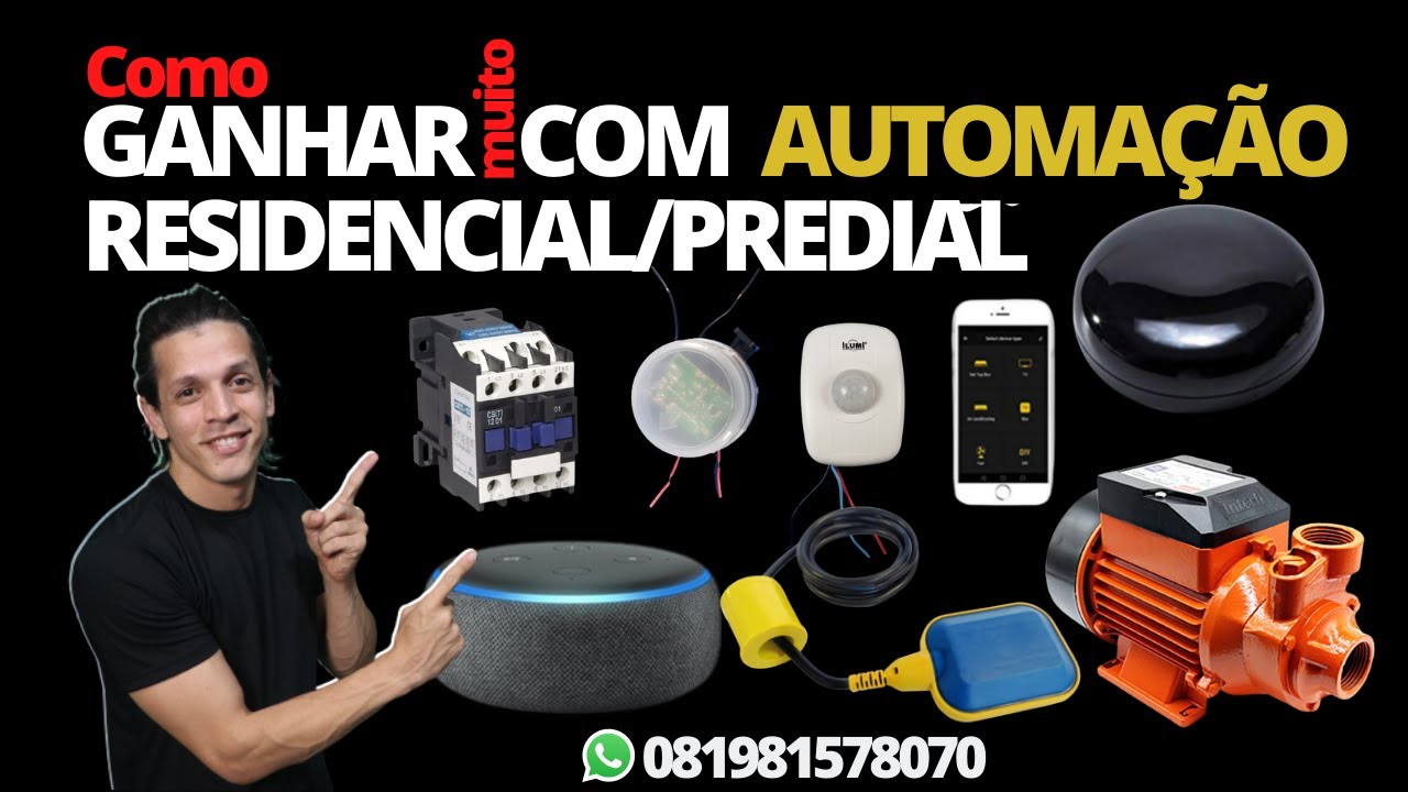 Treinamento AUTOMAÇÃO PREDIAL E RESIDENCIAL passo a passo!