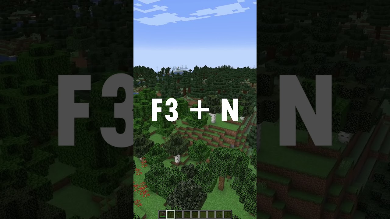 Useful Minecraft F3 hotkeys #gaming #minecraft