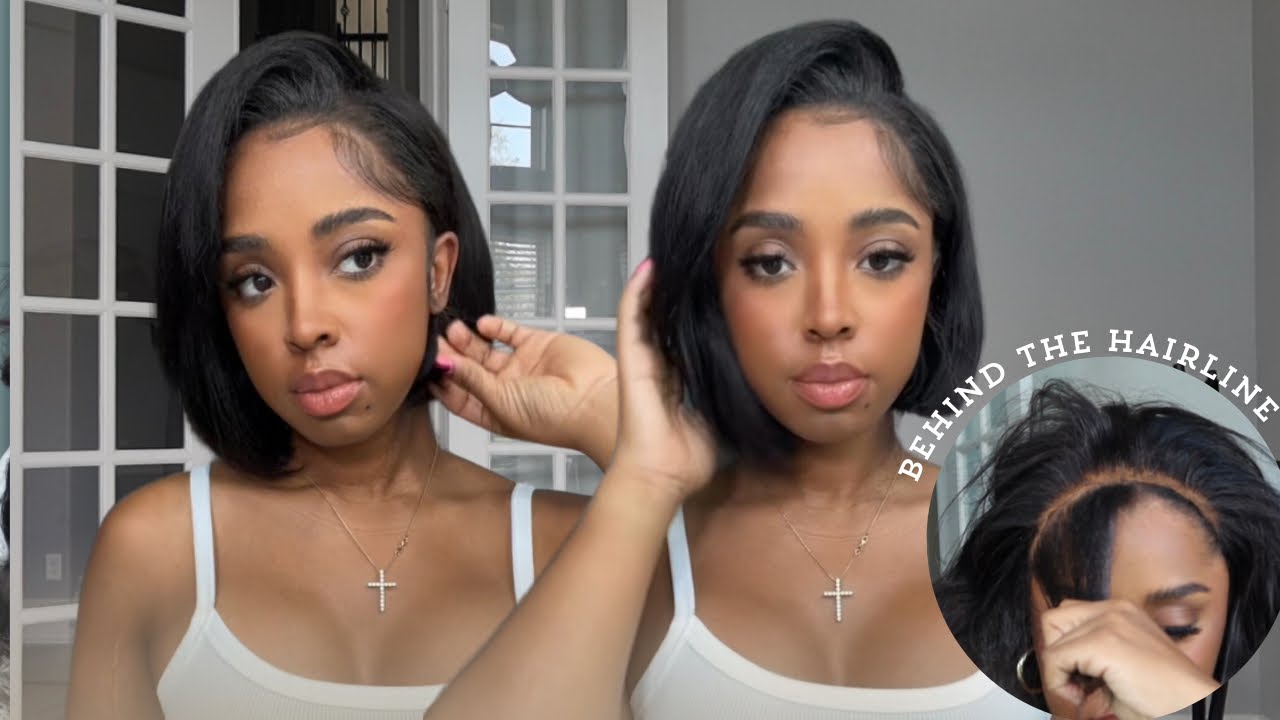 How To Install a Lace Wig Behind Your Hairline for a  Very Natural Look & Install (Easy Method)