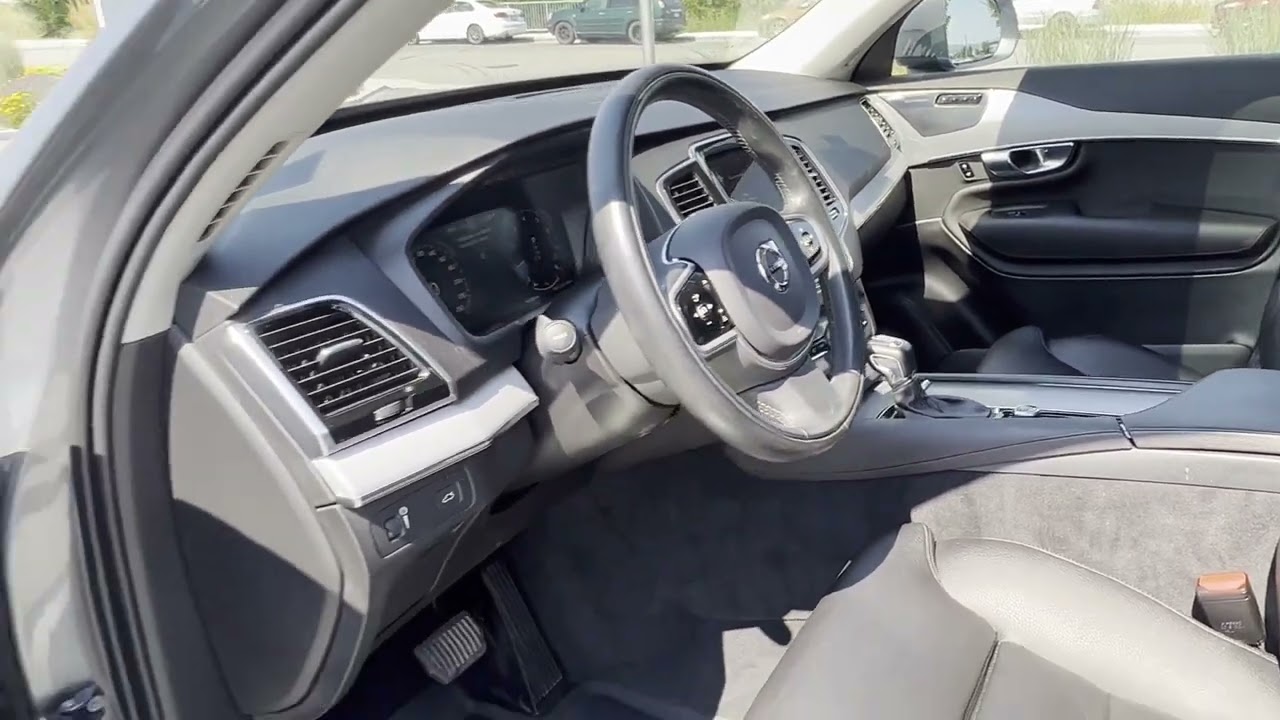 Osmium Grey Metallic 2020 Volvo XC90 T6 Momentum 7 Seater only at Volvo Cars Kelowna