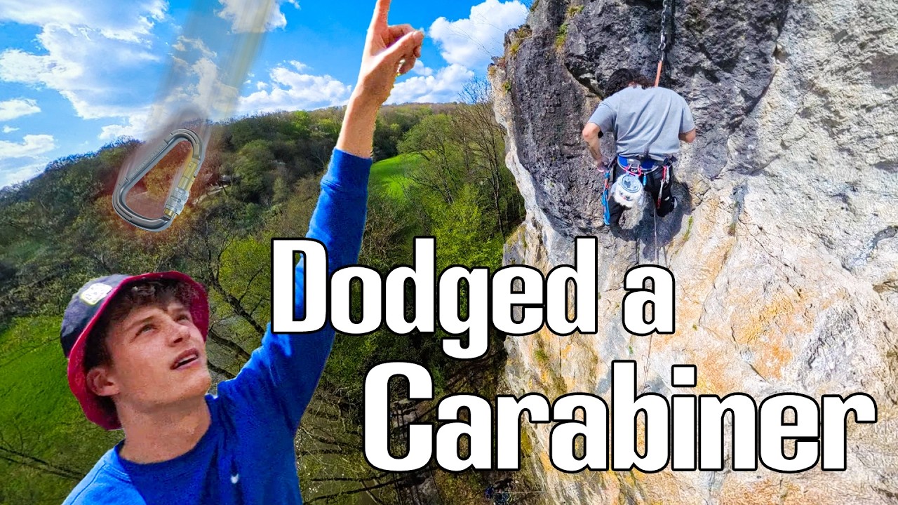 A Carabiner Almost Took Him Out on Day One