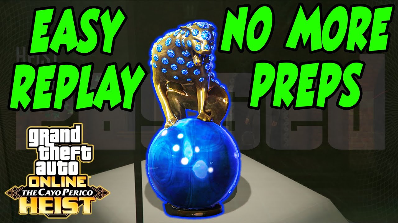 Cayo Perico Heist Replay Glitch Solo (NO MORE PREPS After LS Tuners Update) #gta5