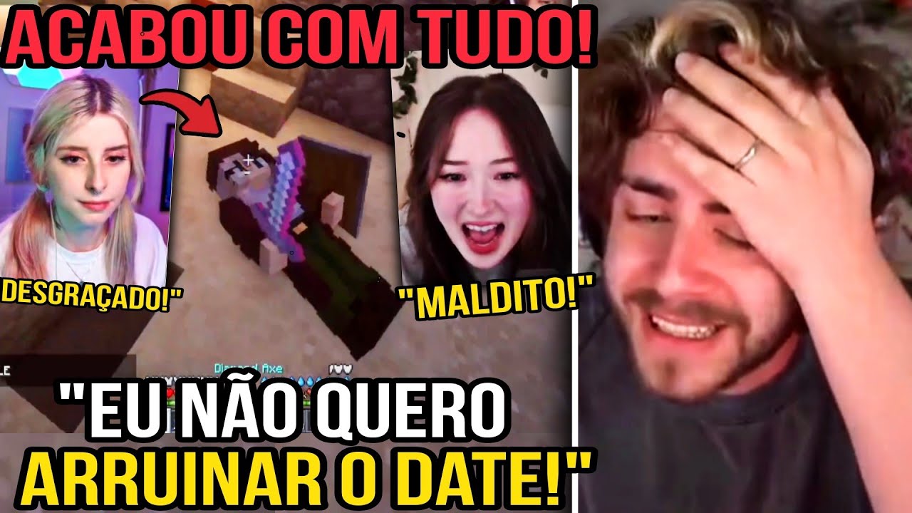 CELLBIT ARRUINANDO O ENCONTRO DA TINA COM A BAGI KKKK (3 POVs) | QSMP