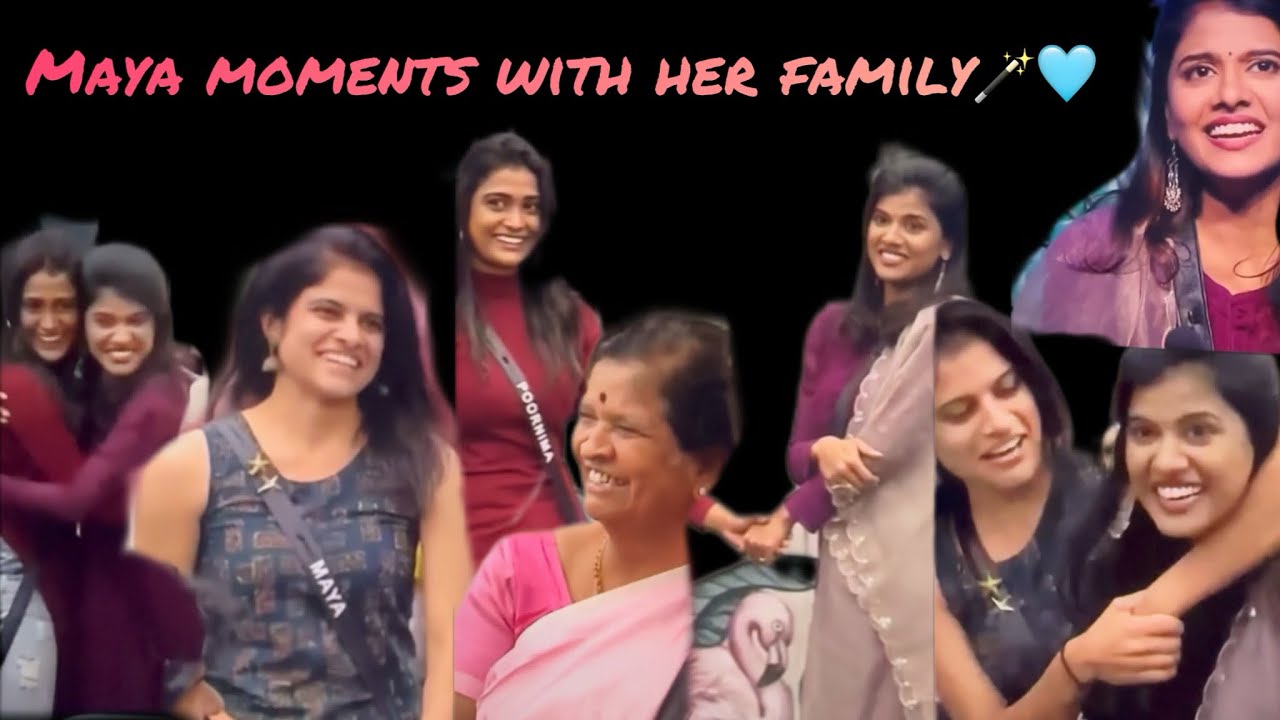 Maya moments with her family🪄🩵🫶🏼 | Maya |Poornima | Swagatha