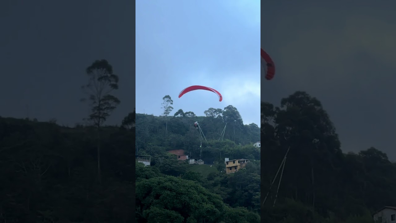 VIVIR&Iacute;AS ESTA EXPERIENCIA? 😱 #parapente #aventura #paisajesextremos
