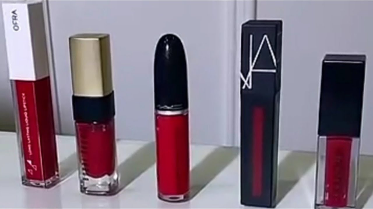 5 ارواج حمراء اذا ما عندك واحد منها يعني ماجربتي روج احمر في حياتك 💄✨ لجين قفاص