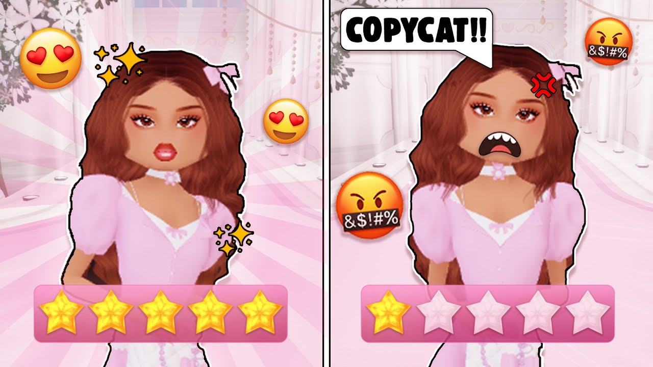 COPYING Players Outfits in DRESS TO IMPRESS!