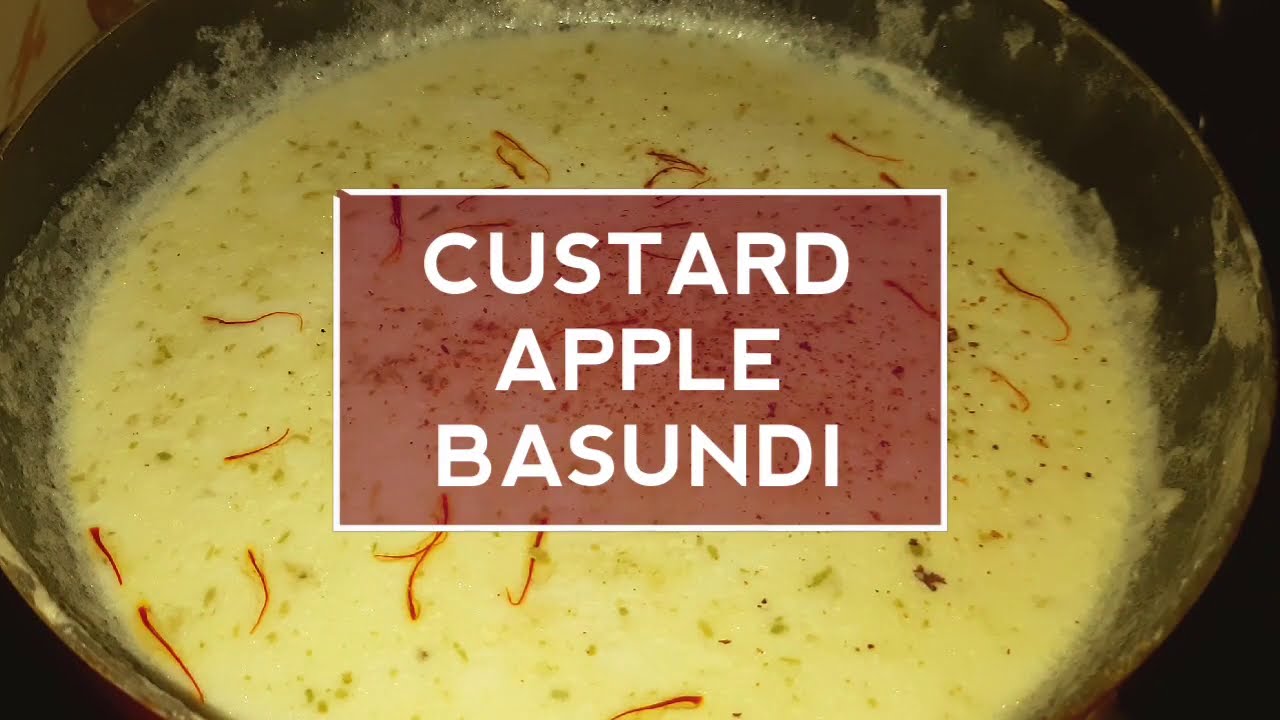 Sitaphal Basundi | Custard Apple Basundi | Basundi | CookingEating Channel