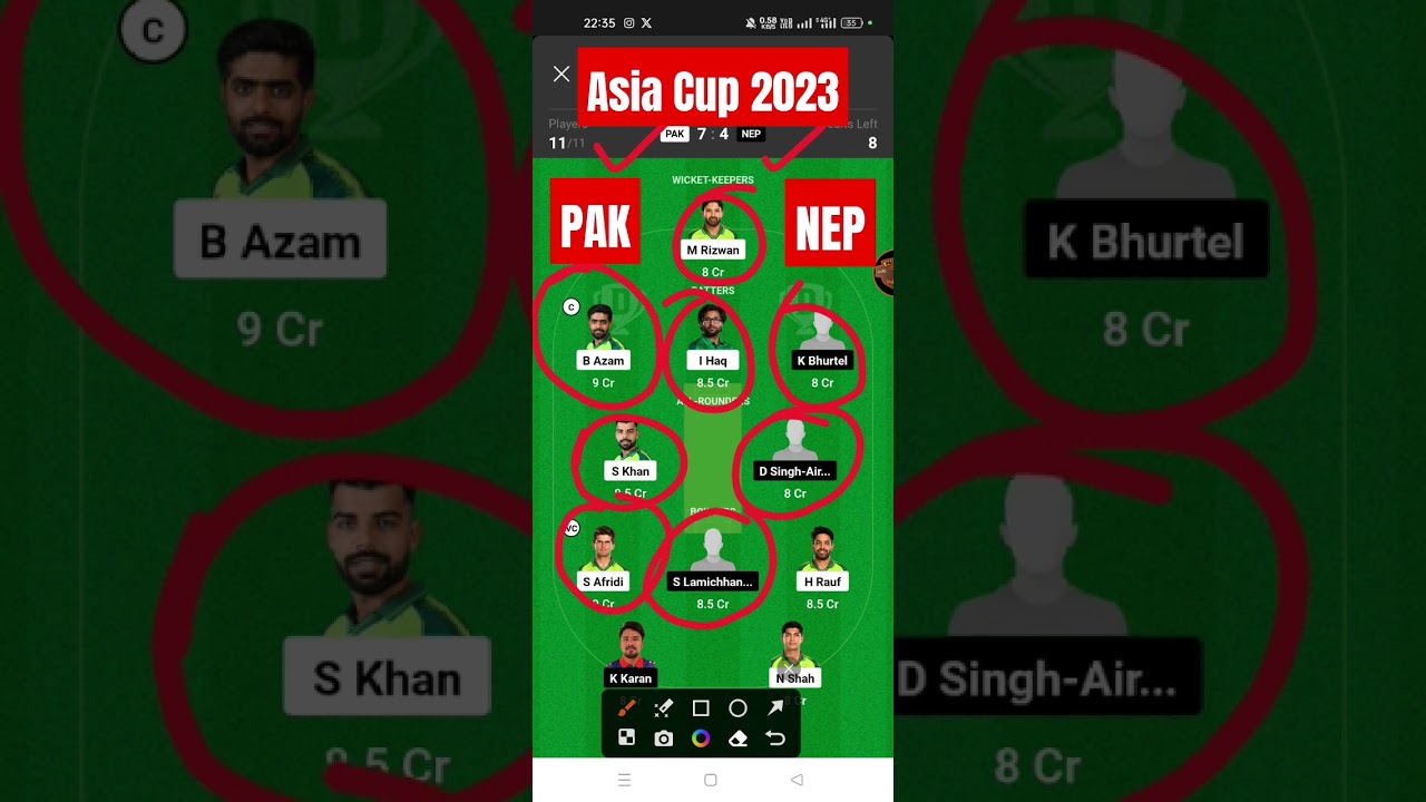 Pak vs NEP dream11 team prediction|Pakistan vs Nepal Asia Cup Match|Asia Cup 2023 