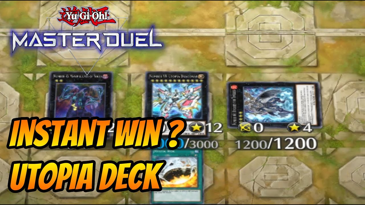 INSTANT WIN ? UTOPIA DECK ! YU-GI-OH MASTER DUEL ! #2