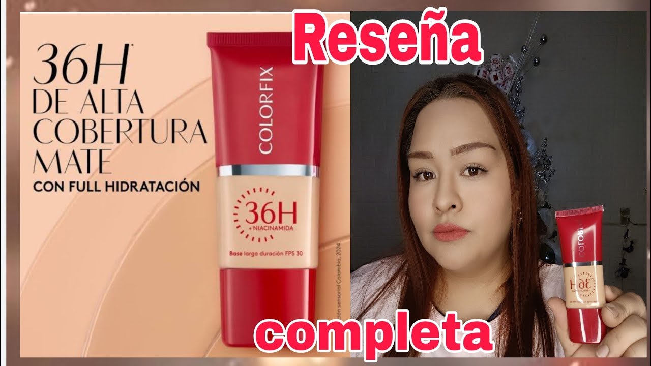 Base Larga Duración 36H COLORFIX 🤯🥴#reseña #makeup #esika #colorfix #basemakeup