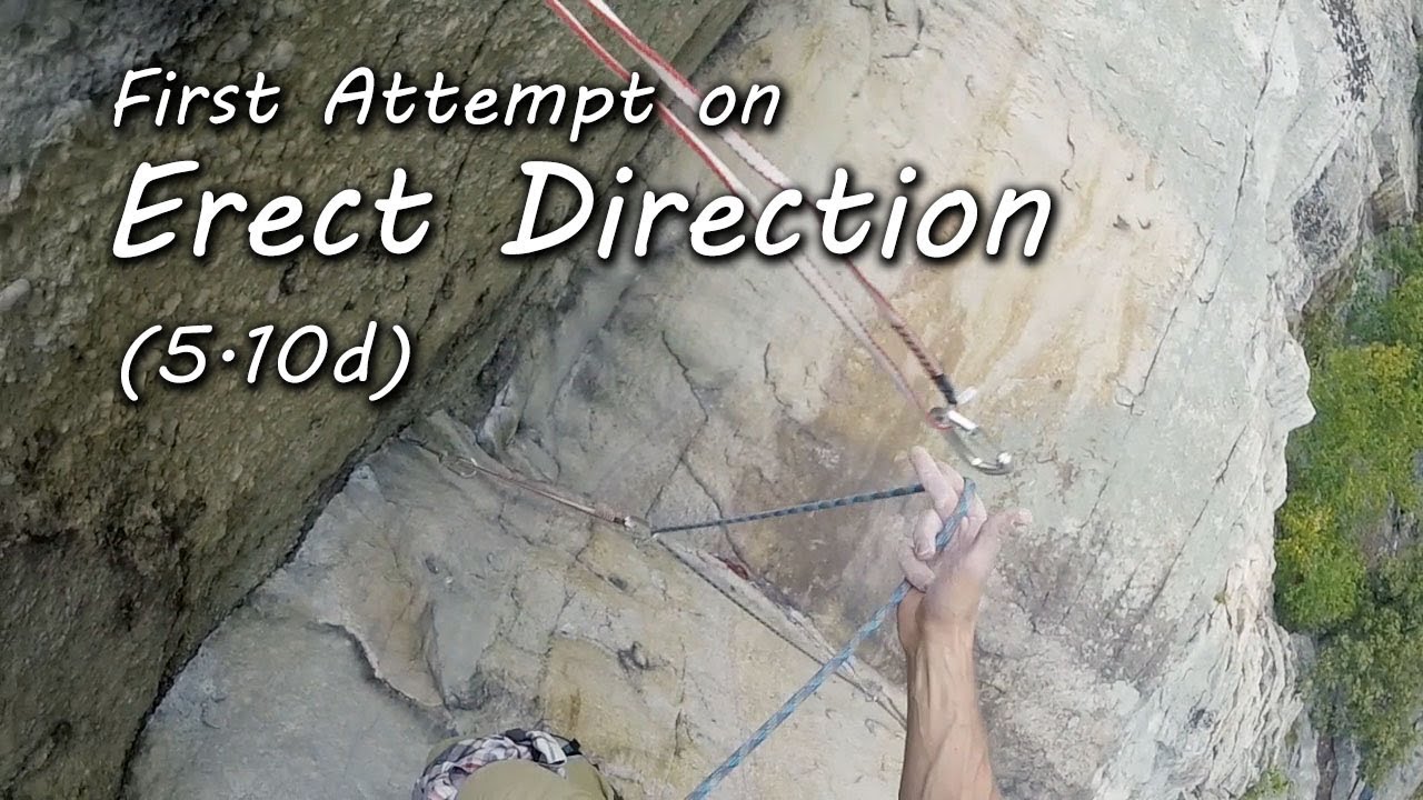 First Attempt Trad Climbing on Erect Direction at The Gunks, NY