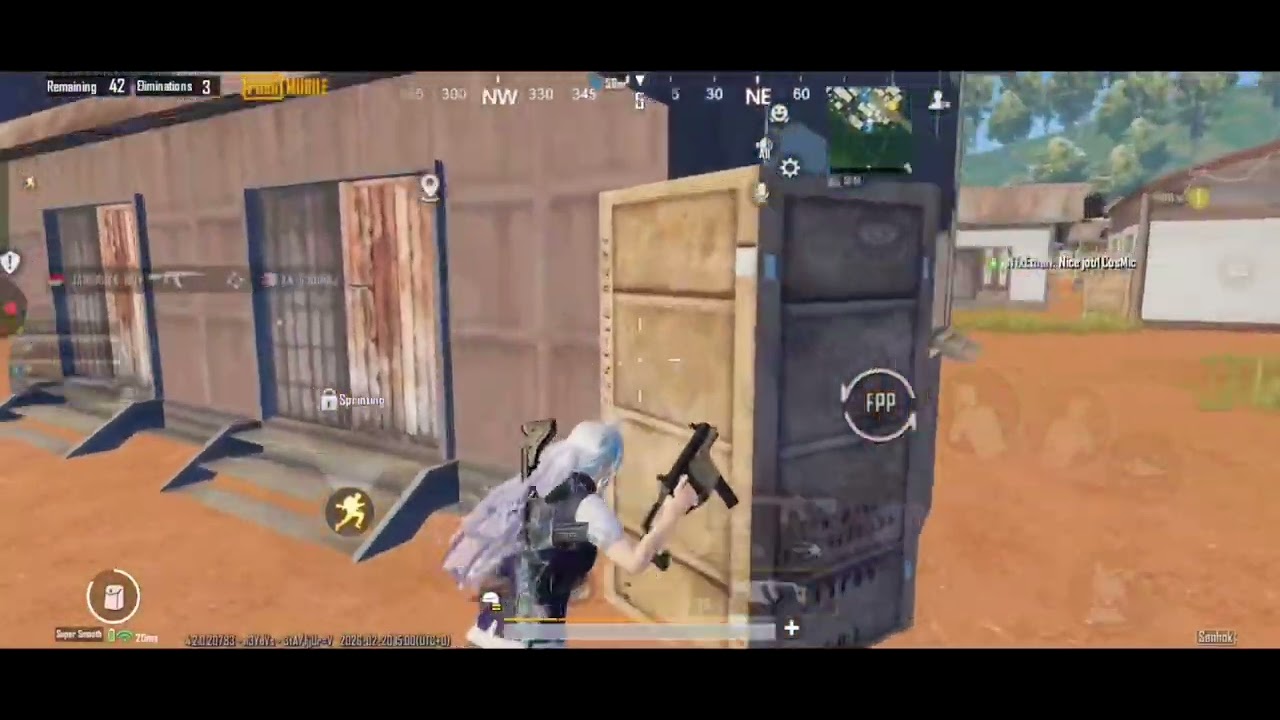 PubgM Ultimate Royal game play. Realme 8 pro 60 fps 