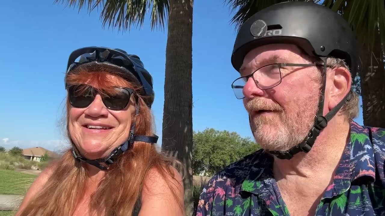 We rode our bicycles through On Top Of The World in Ocala, Florida