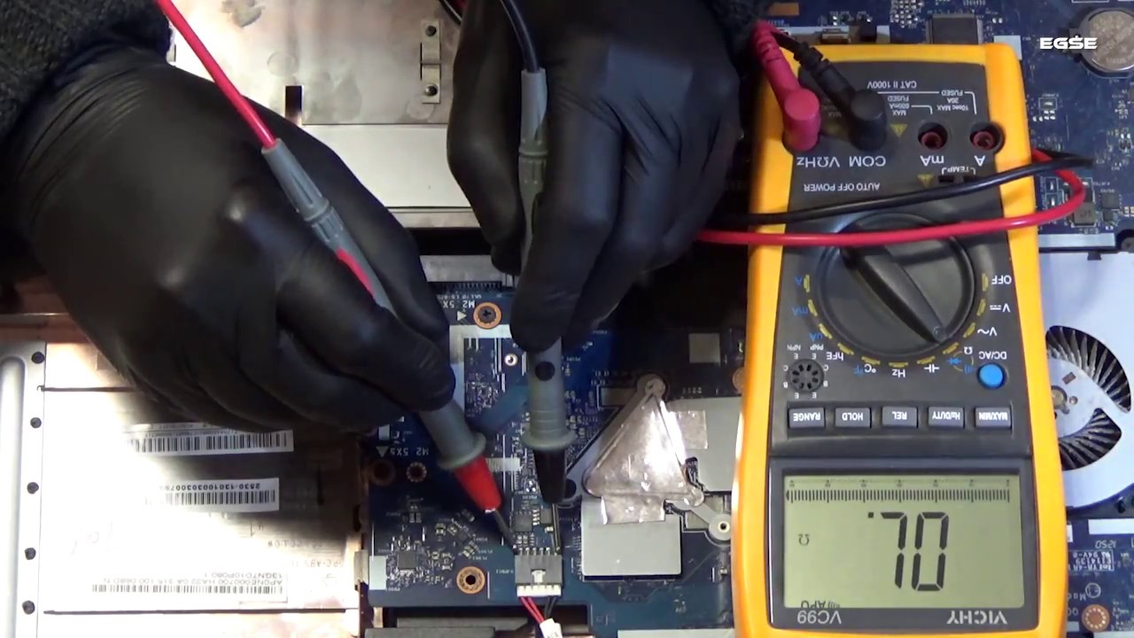 Asus R700V naprawa płyty głównej/mainboard repair