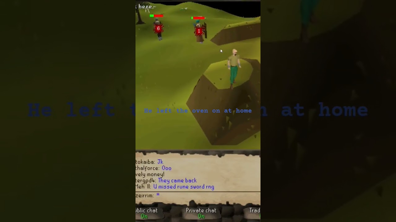 Setokaiba flees from Hidaze #osrs #gaming #2004scape #runescape #lostcity #oldschoolrs