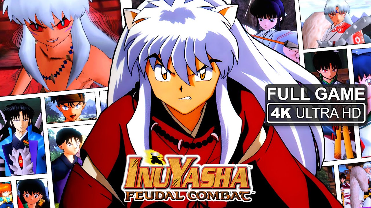Inuyasha: Feudal Combat (2005) | All Characters Story Mode - Full Game Playthrough | PS2 - 4K