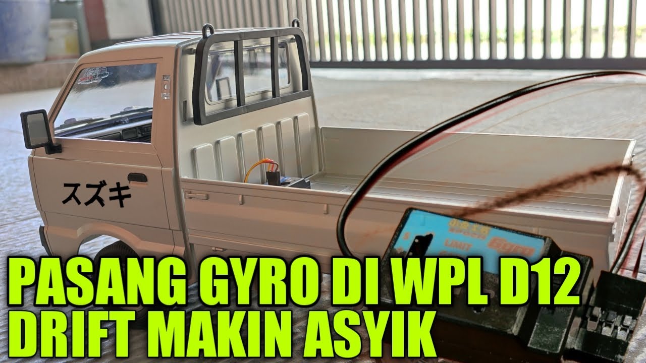 Cara Pasang Gyro wpl d12 | install Gyro rc drift
