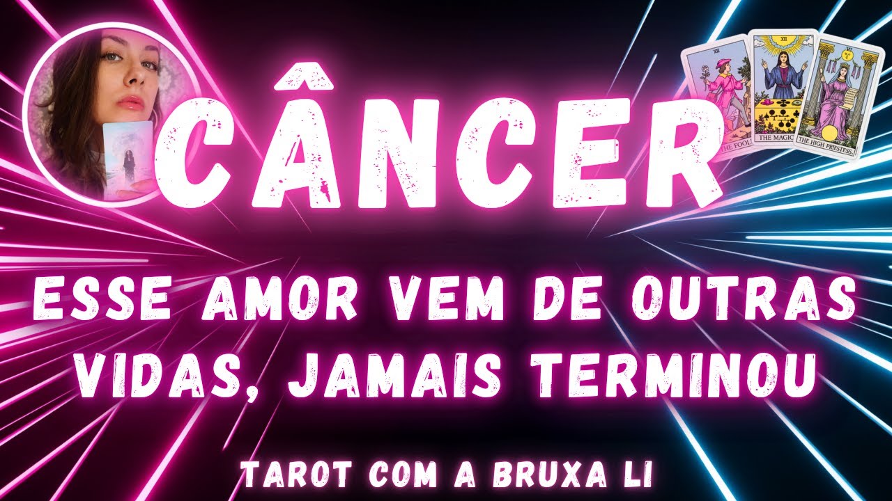 CÂNCER♋ ESSE AMOR VEM DE OUTRAS VIDAS, JAMAIS TERMINOU