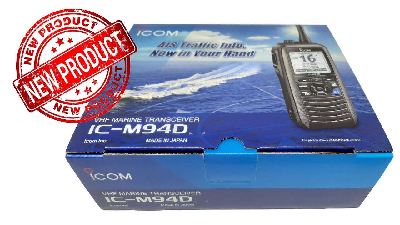 Newest Icom M94D VHF Marine Handheld Transceiver 2021