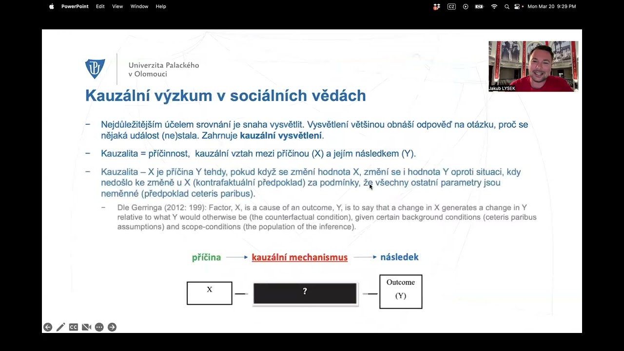 BMPV Metodologie politick&yacute;ch věd - v&yacute;zkum kauzality (&uacute;vod)