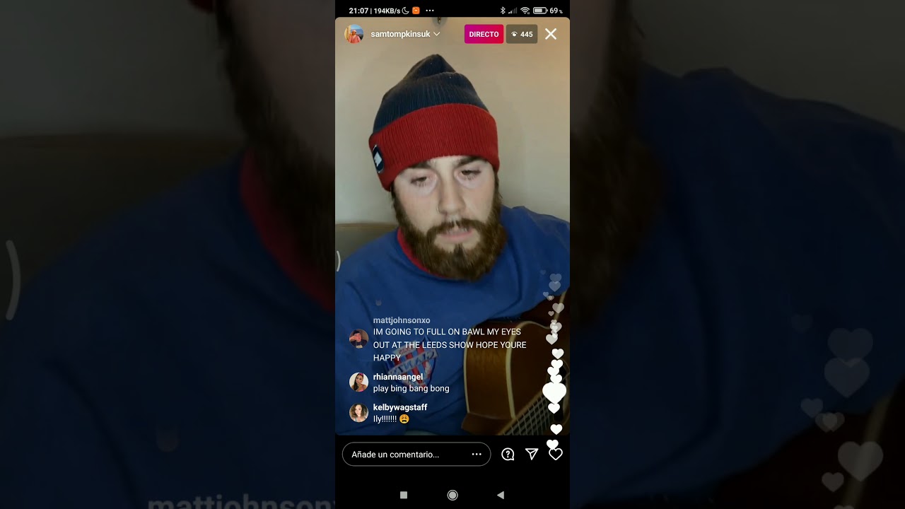You deserve love (unreleased) Sam Tompkins Instagram Live 270221